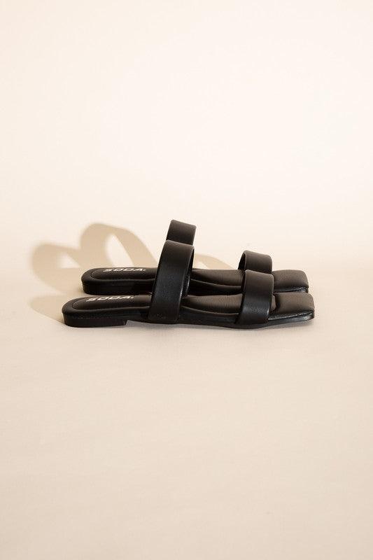 Ramsey-S Double Strap Slides by Blak Wardrob - Vysn