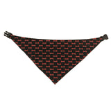 Red & Black Reversible Dog Bandana by Uptown Pups - Vysn