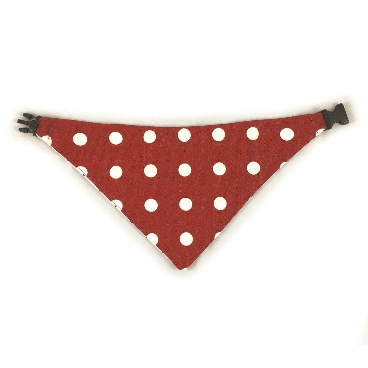 Red Checkered Reversible Dog Bandana by Uptown Pups - Vysn