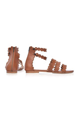 Rimini Boho Leather Sandals by ELF - Vysn