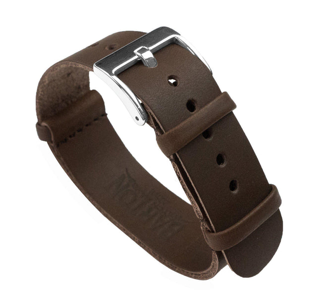 Saddle Brown | Leather NATO® Style by Barton Watch Bands - Vysn