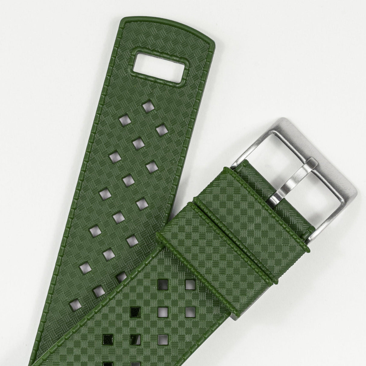 Samsung Galaxy Watch Active 2 | Tropical-Style 2.0 | Army Green by Barton Watch Bands - Vysn