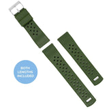 Samsung Galaxy Watch Active | Tropical-Style 2.0 | Army Green by Barton Watch Bands - Vysn