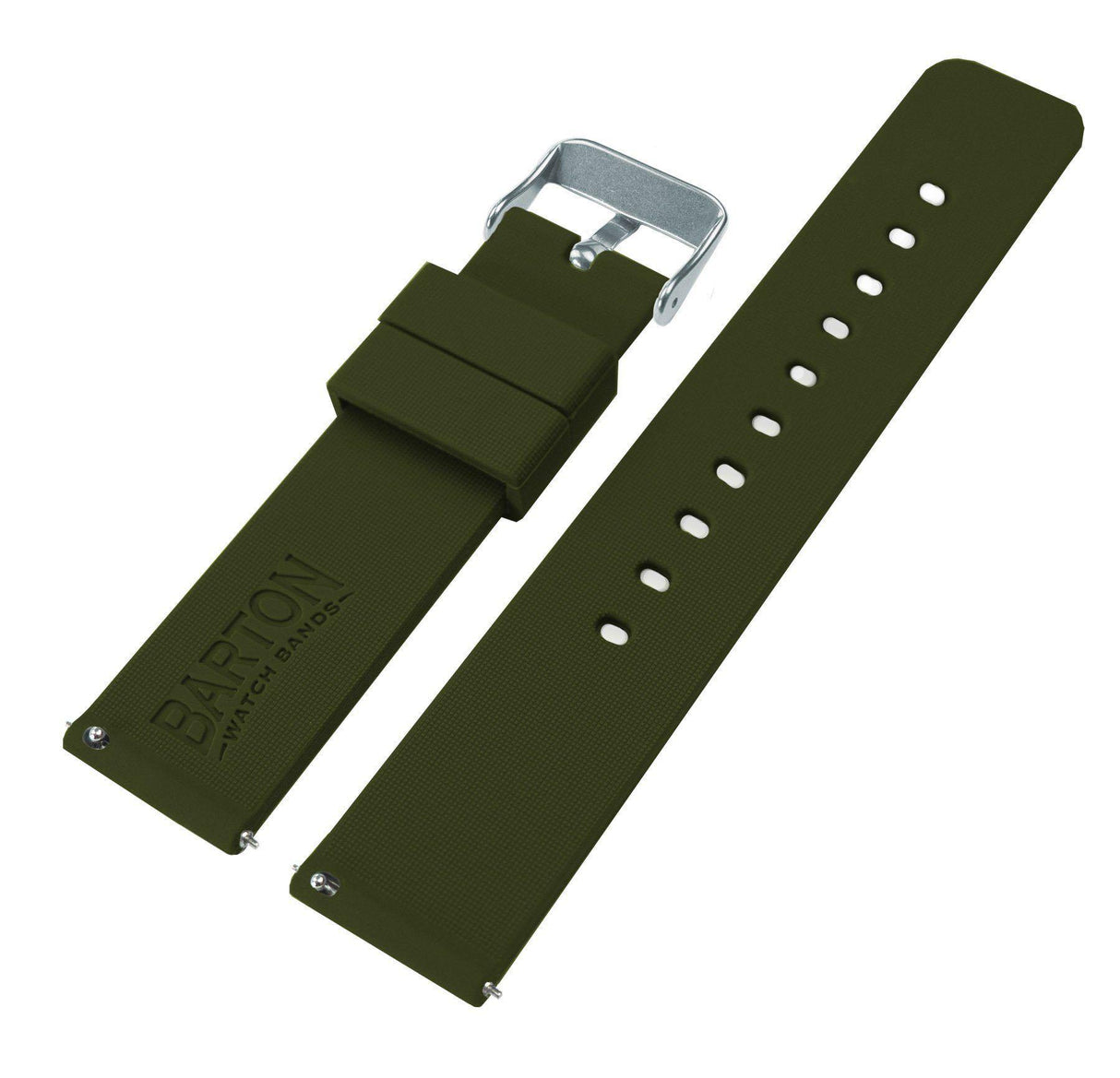 Samsung Galaxy Watch | Silicone | Army Green by Barton Watch Bands - Vysn