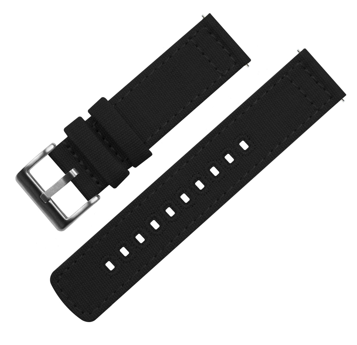 Samsung Galaxy Watch3 | Black Canvas by Barton Watch Bands - Vysn