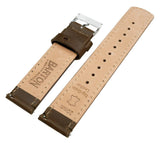 Samsung Galaxy Watch4 | Saddle Brown Leather & Stitching by Barton Watch Bands - Vysn