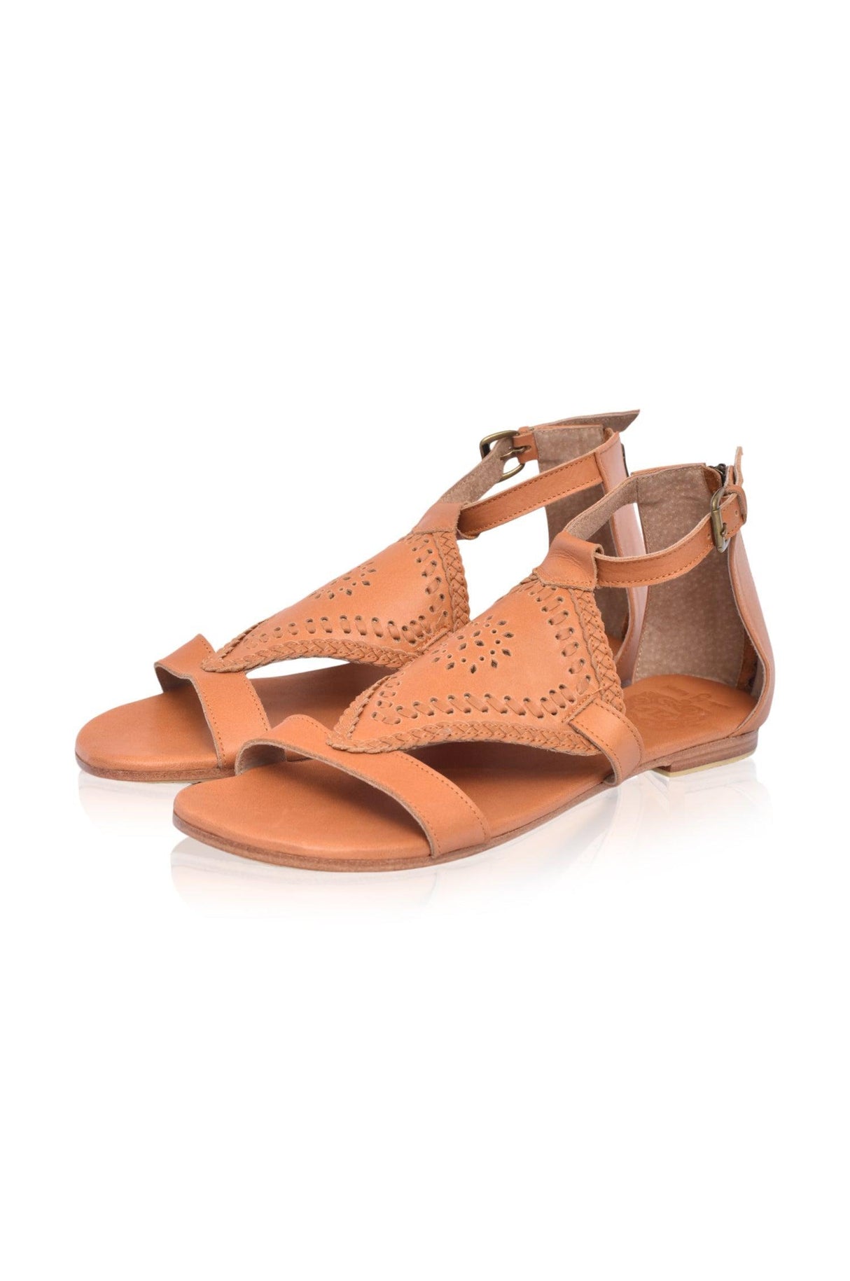 Savannah Leather Sandals by ELF - Vysn