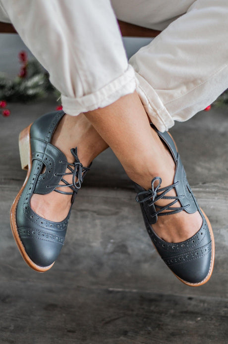 Scandinavia Leather Oxfords by ELF - Vysn