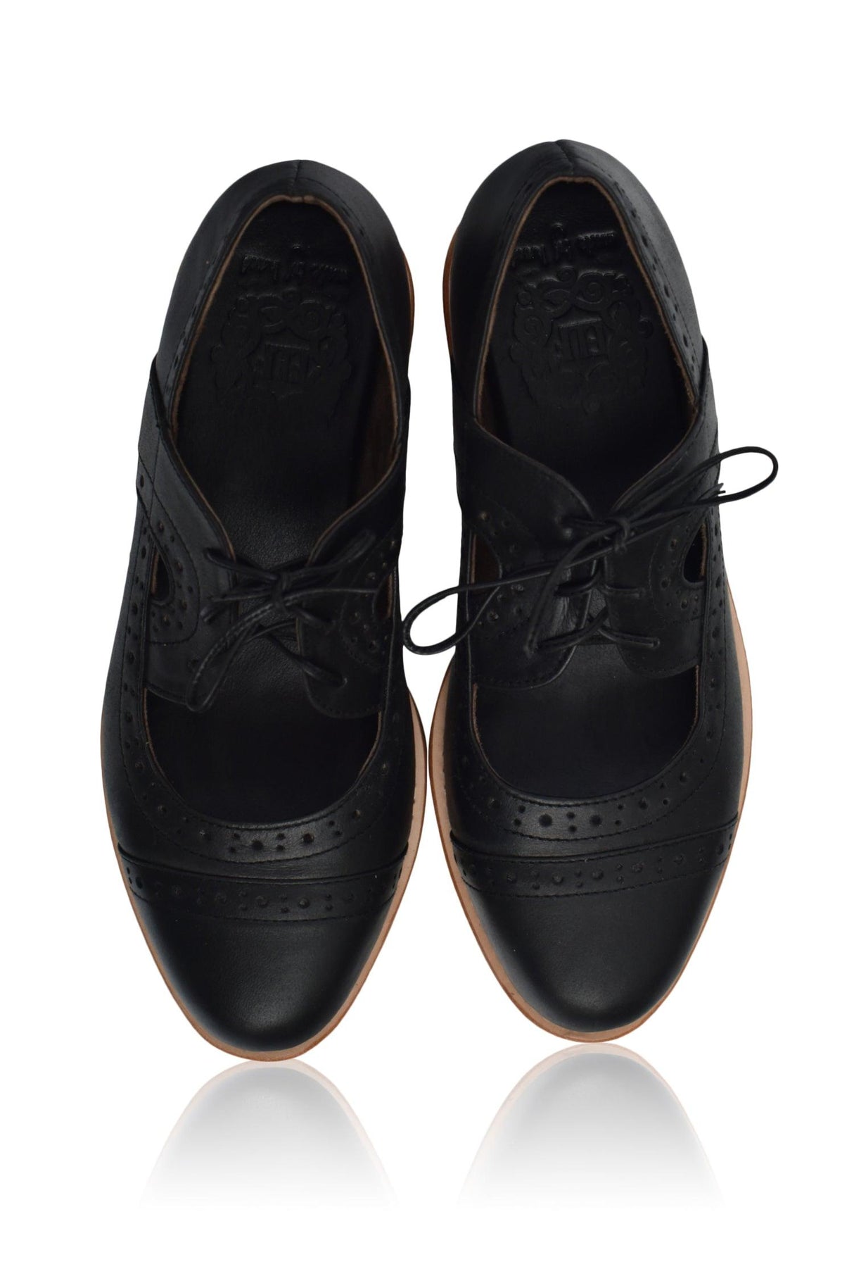 Scandinavia Leather Oxfords by ELF - Vysn