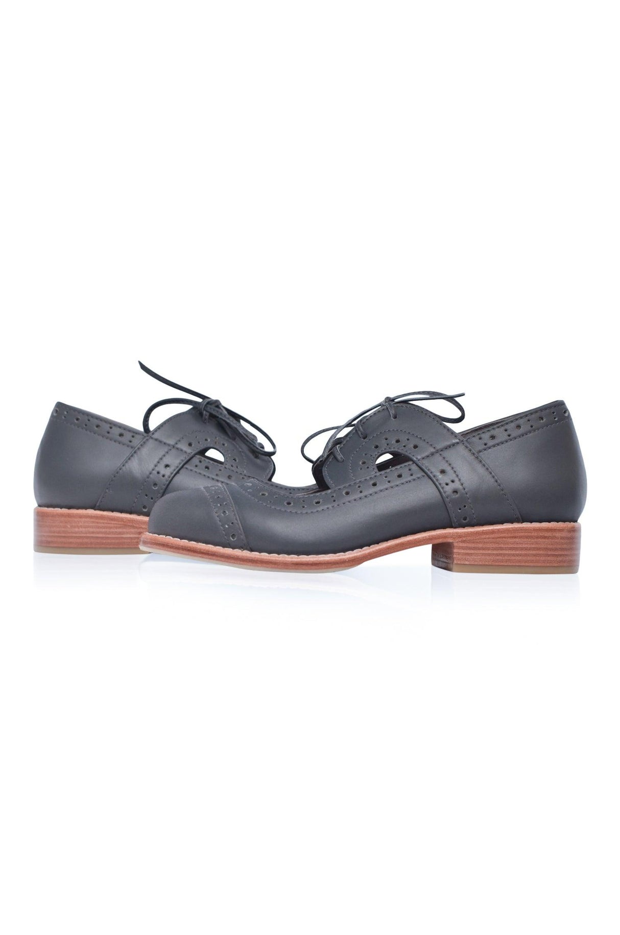 Scandinavia Leather Oxfords by ELF - Vysn