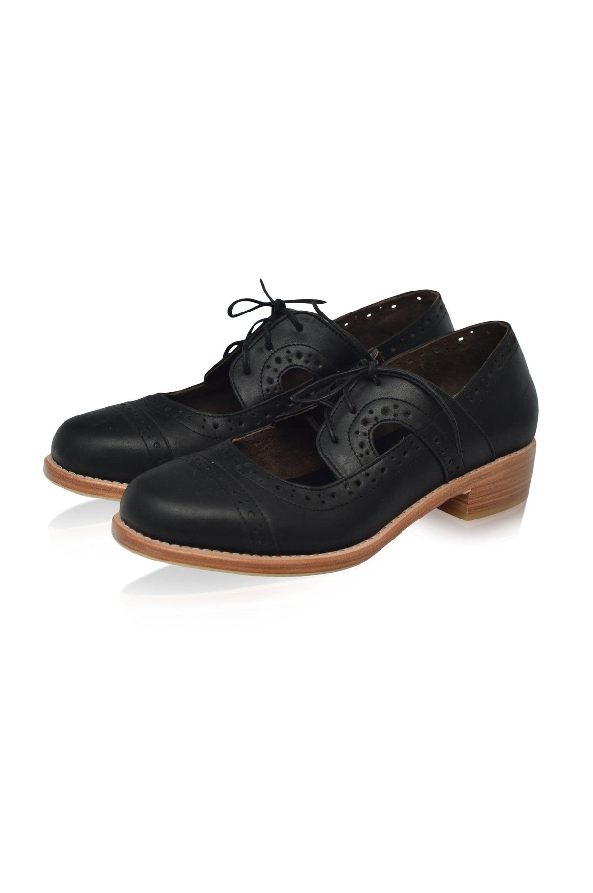 Scandinavia Leather Oxfords by ELF - Vysn