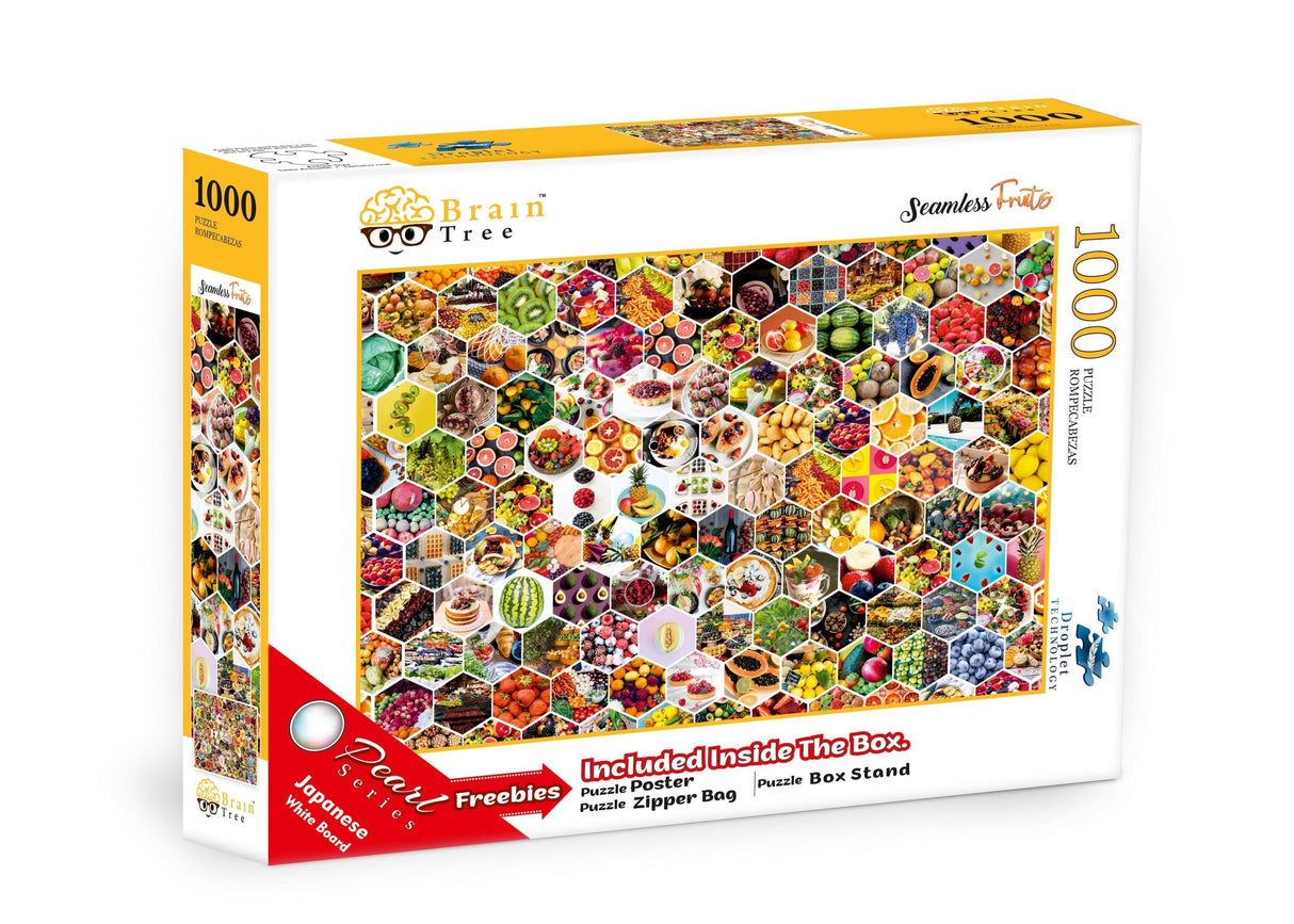 Seamless Fruits Jigsaw Puzzles 1000 Piece by Brain Tree Games - Jigsaw Puzzles - Vysn