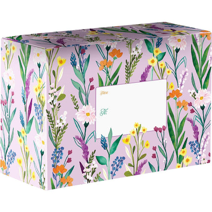 Secret Garden Medium Floral Printed Gift Mailing Boxes by Present Paper - Vysn