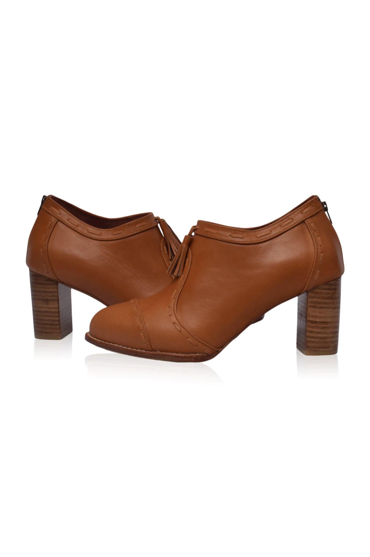 Sensational Leather Booties by ELF - Vysn