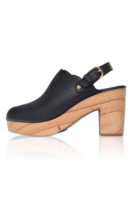 Sierra Convertible Leather Clogs by ELF - Vysn