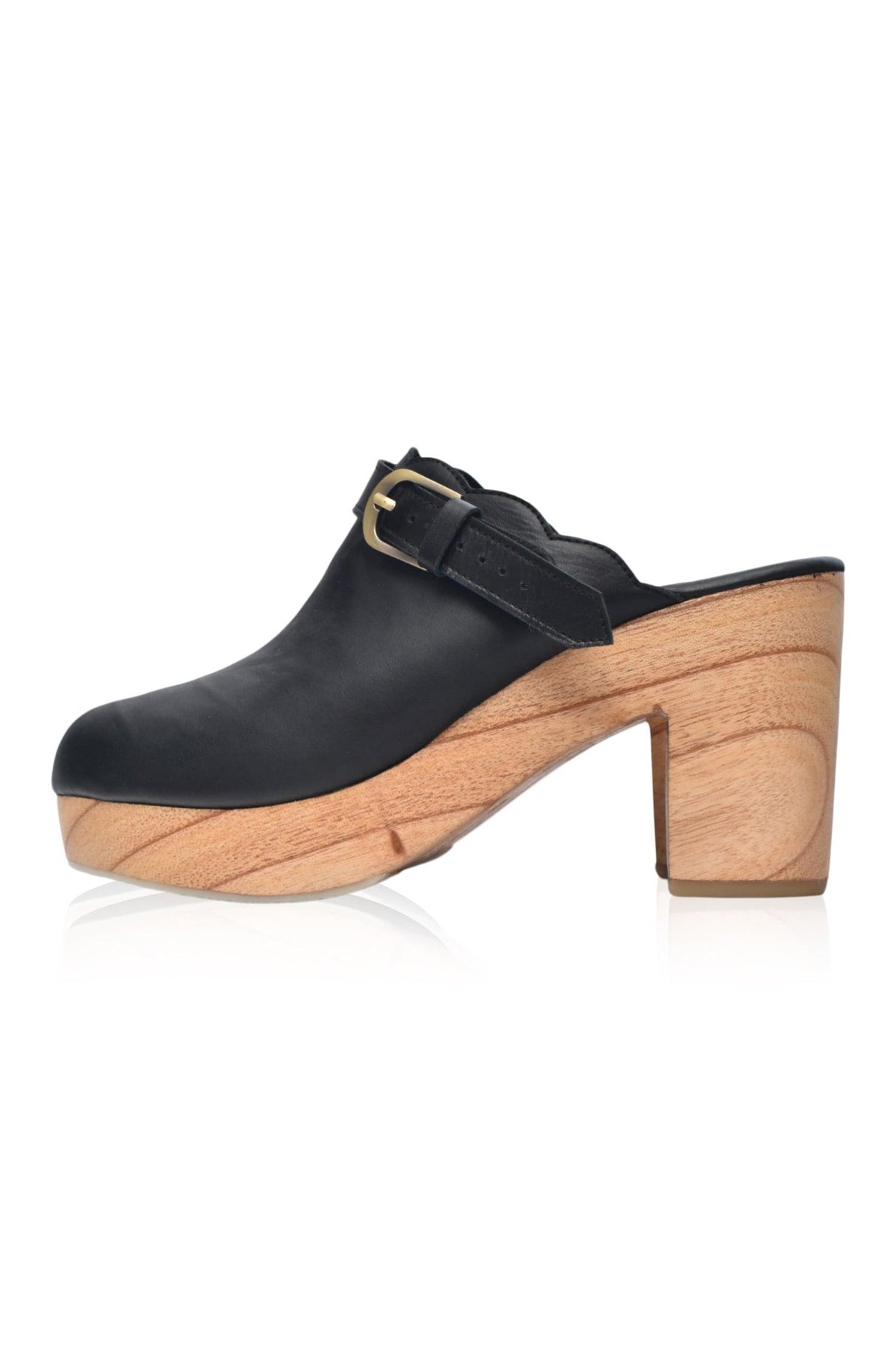 Sierra Convertible Leather Clogs by ELF - Vysn