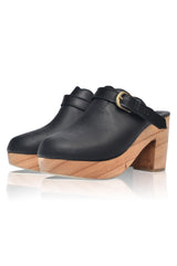 Sierra Convertible Leather Clogs by ELF - Vysn