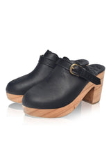 Sierra Convertible Leather Clogs by ELF - Vysn