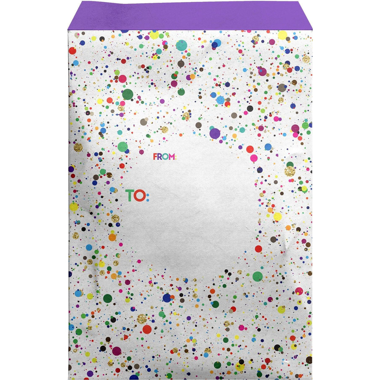 Small Printed Padded Mailing Envelopes, Paint Splatter by Present Paper - Vysn