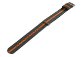 Smoke & Pumpkin | Nylon NATO® Style by Barton Watch Bands - Vysn