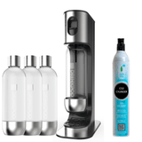 SODAPod Pro Stainless Steel Premium Sparkling Water Machine | Includes 3 x Bottles by Drinkpod - Vysn