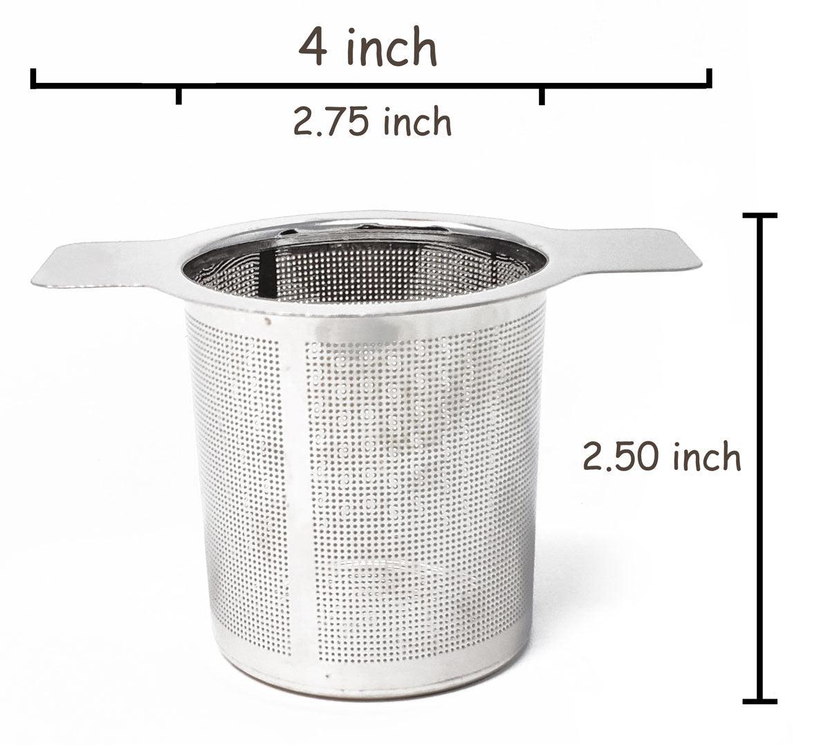 Stainless Steel Laser Cut Strainer by Tea and Whisk - Vysn