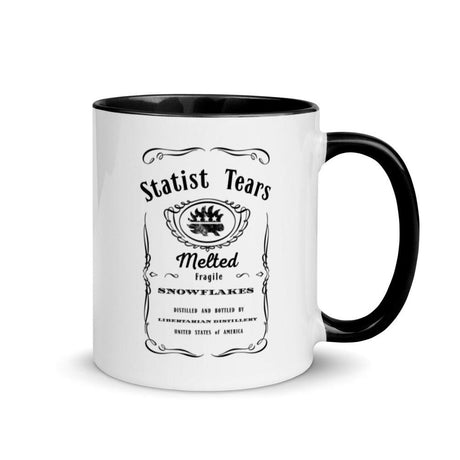 Statist Tears Mug with Color Inside by Proud Libertarian - Vysn