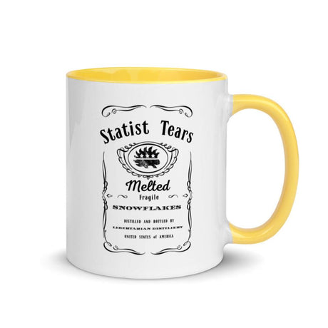 Statist Tears Mug with Color Inside by Proud Libertarian - Vysn