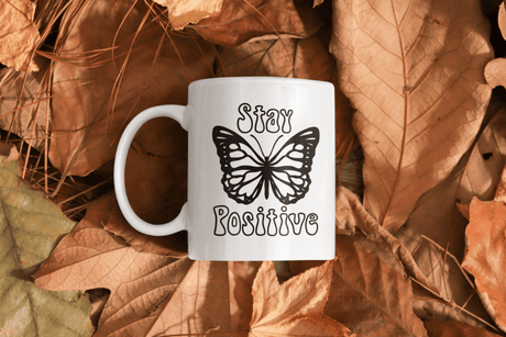 Stay Positive Boho Mug by WinsterCreations™ Official Store - Vysn