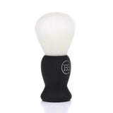 Synthetic White Shaving Brush by Battle Brothers Shaving Co. - Vysn