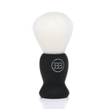 Synthetic White Shaving Brush by Battle Brothers Shaving Co. - Vysn