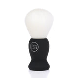 Synthetic White Shaving Brush by Battle Brothers Shaving Co. - Vysn