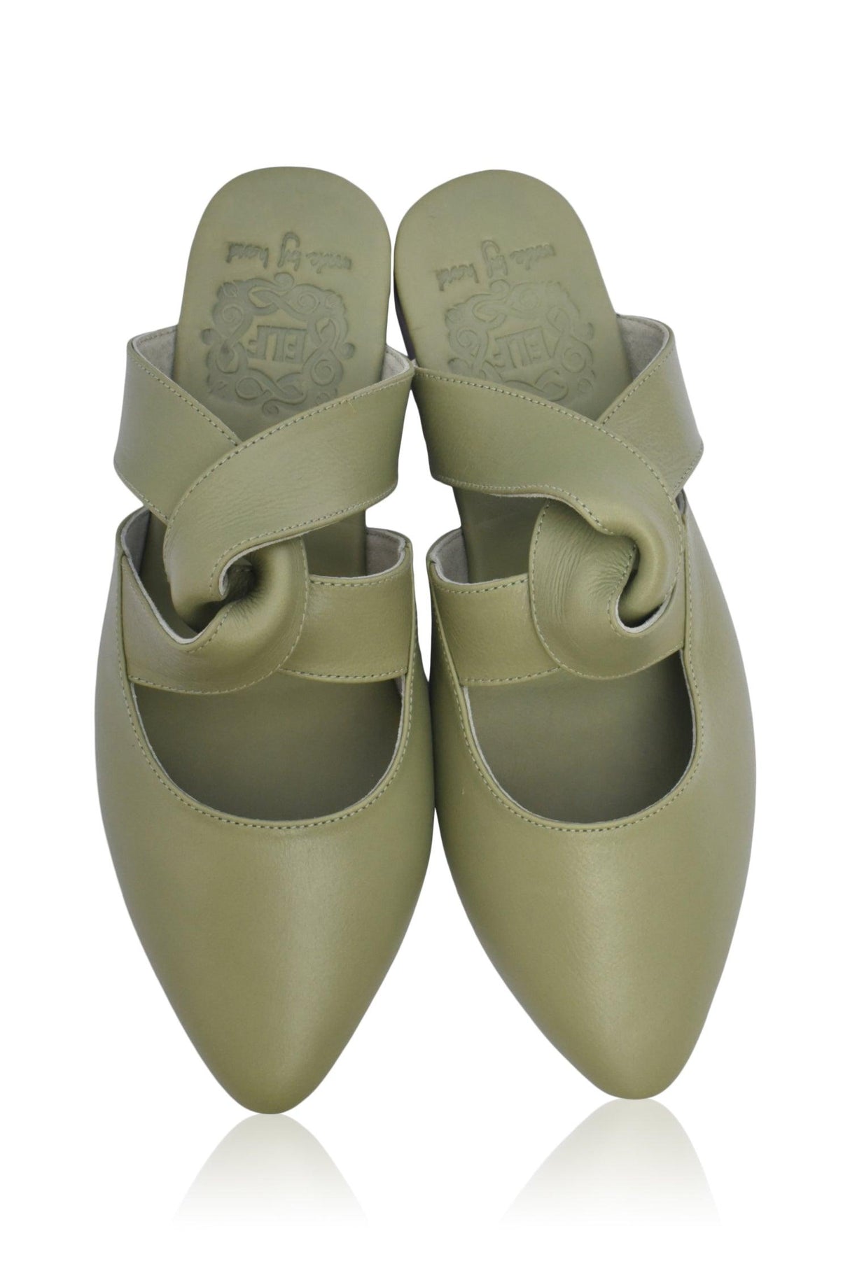 Taj Mahal Pointy Toe Mules by ELF - Vysn