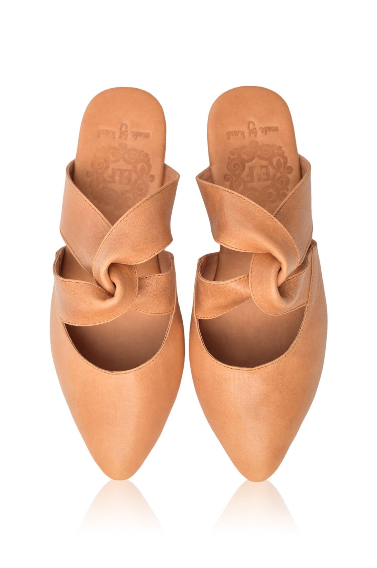 Taj Mahal Pointy Toe Mules by ELF - Vysn