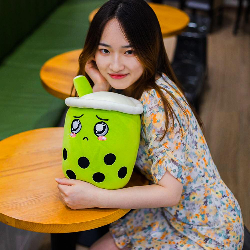 Taro and Matcha Boba Plushie by Subtle Asian Treats - Vysn