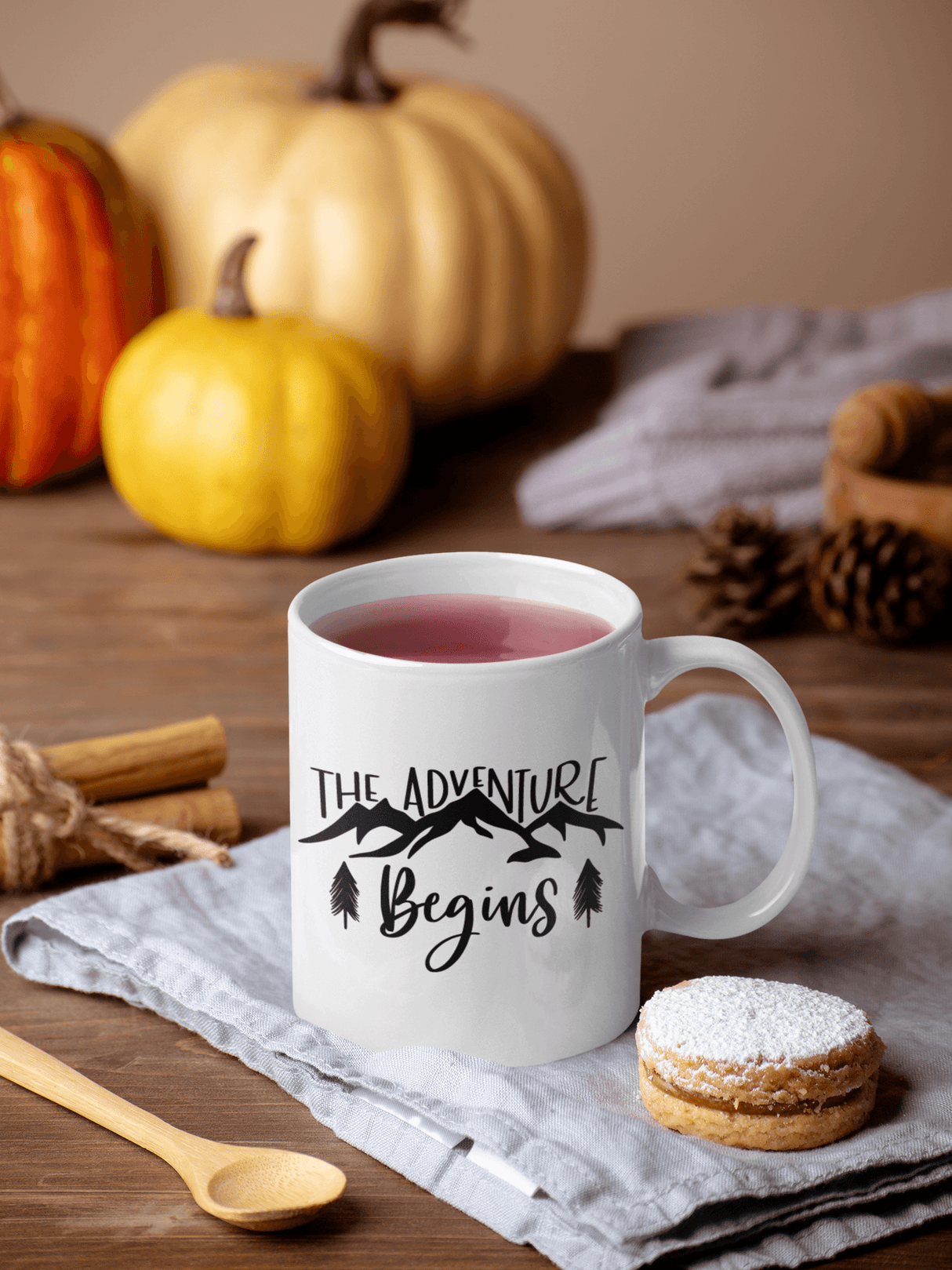 The Adventure Begins Adventure Mug by WinsterCreations™ Official Store - Vysn