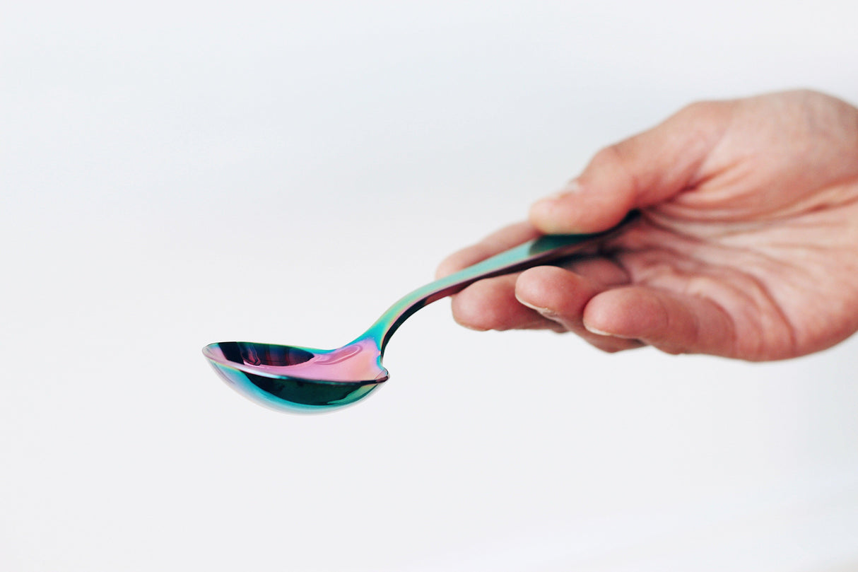 The Little Dipper: Rainbow | Umeshiso Cupping Spoon by Bean & Bean Coffee Roasters - Vysn