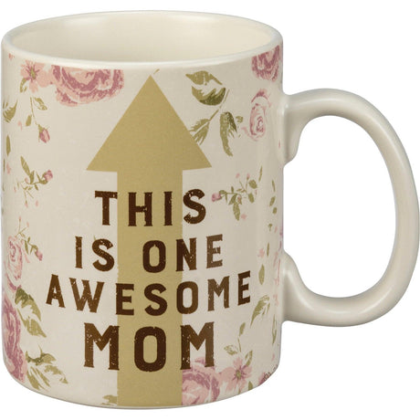 This Is One Awesome Mom Large Stoneware Coffee Mug | Holds 20 oz. by The Bullish Store - Vysn