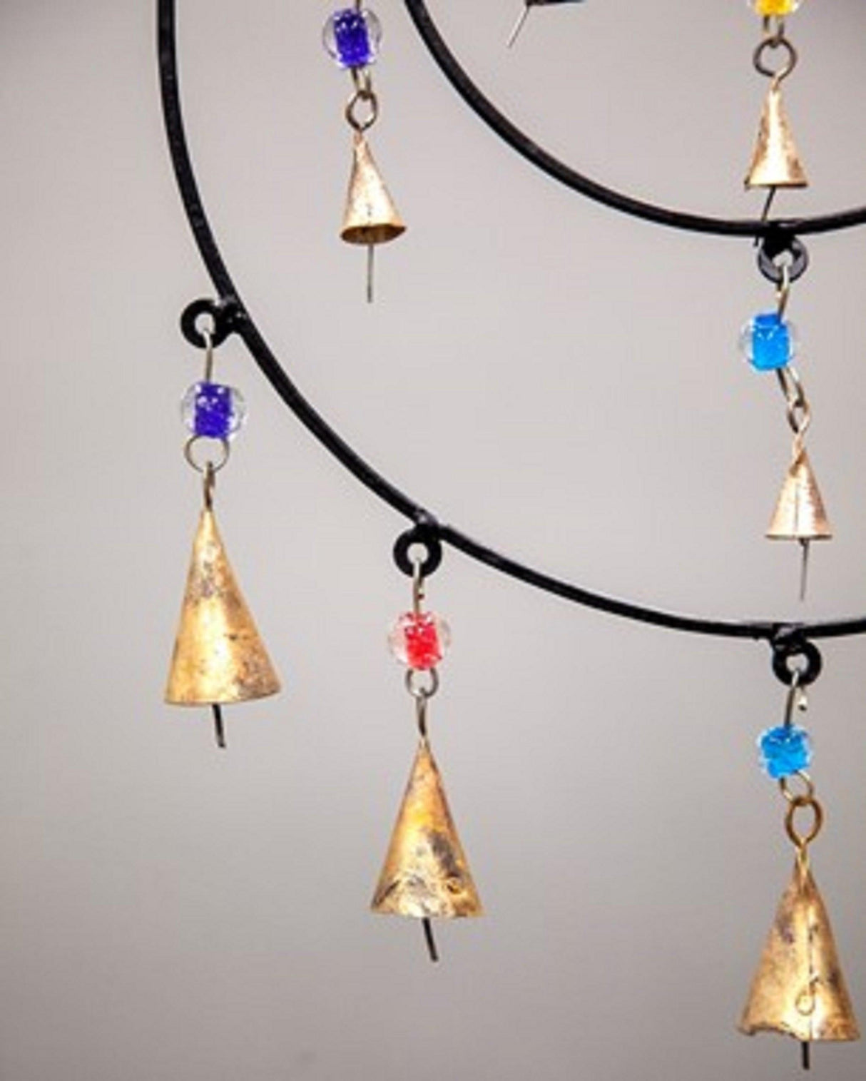 Triple Circle Chime with beads and bells by OMSutra - Vysn