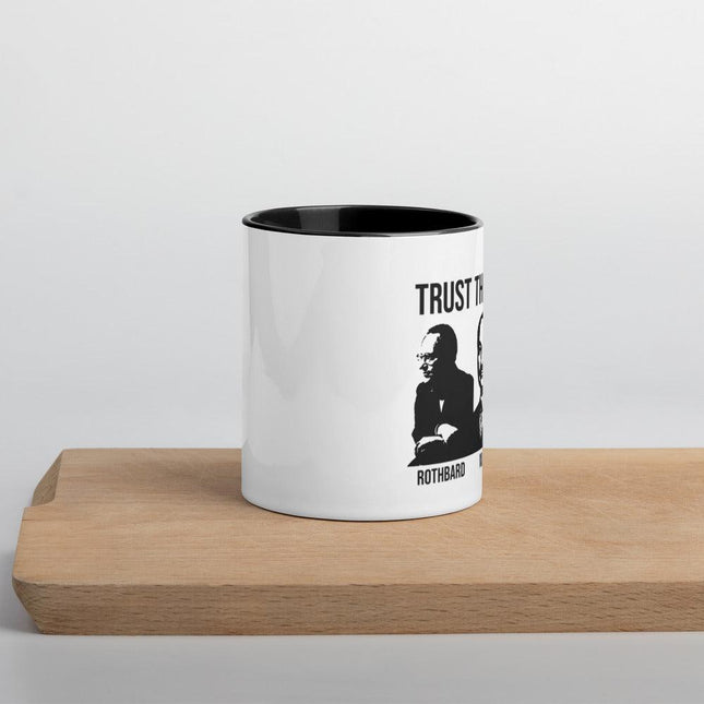 Trust the Experts Mug with Color Inside by Proud Libertarian - Vysn