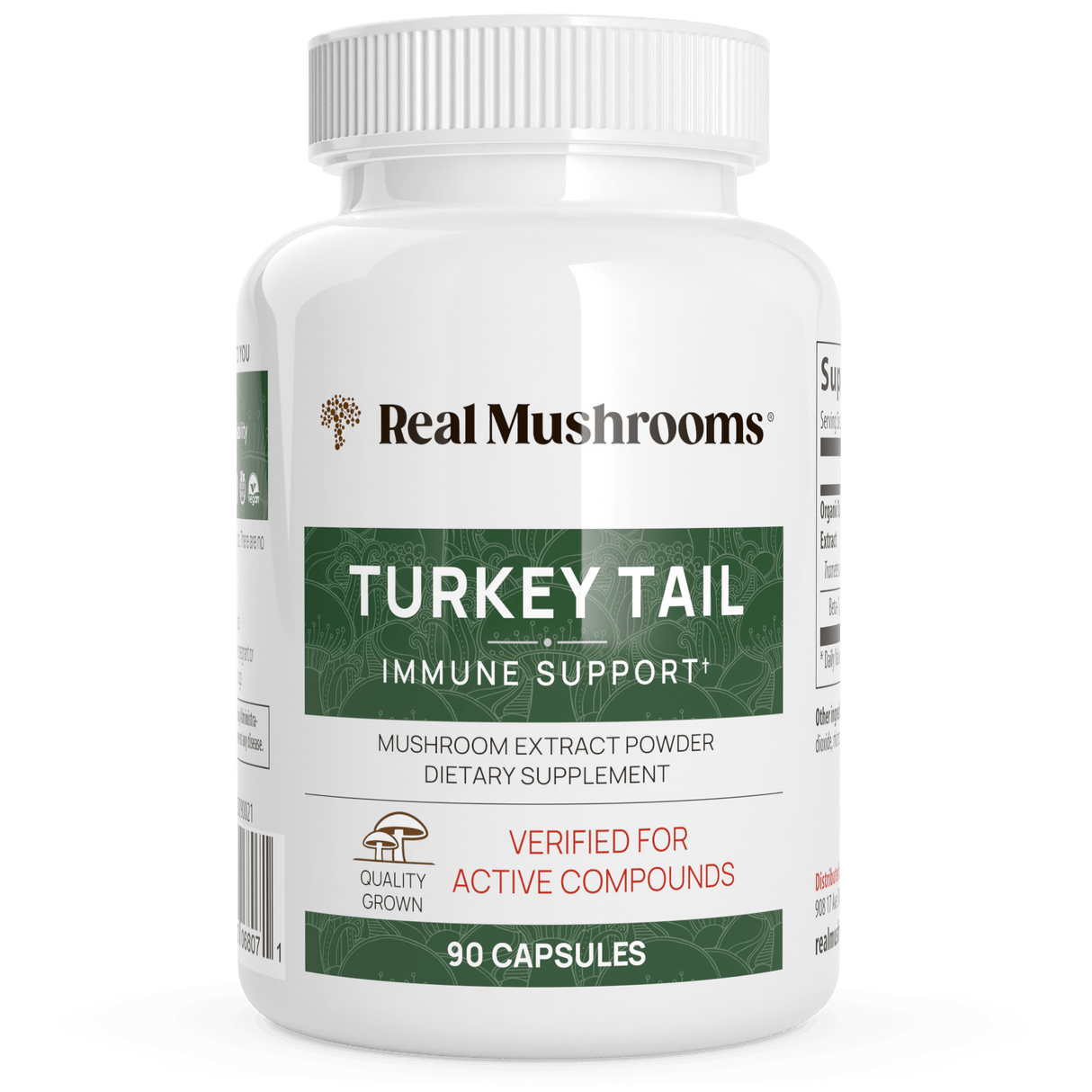 Turkey Tail Extract Capsules by Real Mushrooms - Vysn