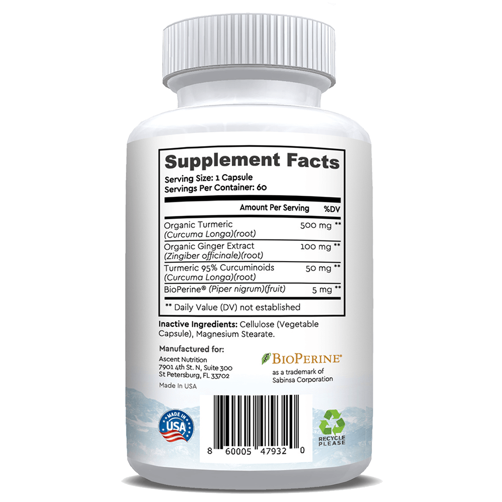 Turmeric Complex by Ascent Nutrition - Vysn