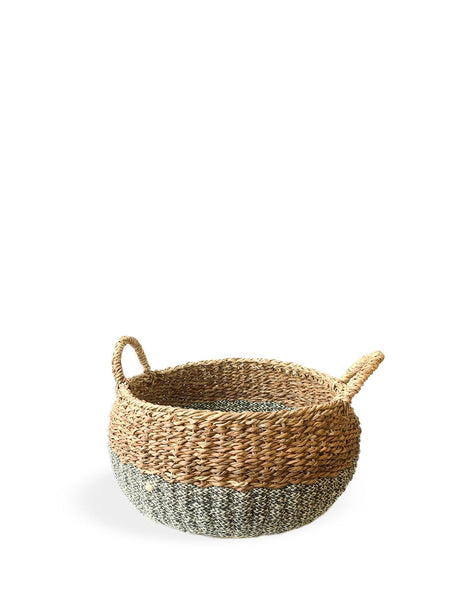 Ula Floor Basket - Black by KORISSA - Vysn