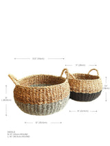 Ula Floor Basket - Black by KORISSA - Vysn