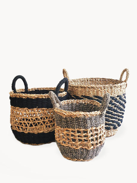 Ula Mesh Basket - Black by KORISSA - Vysn