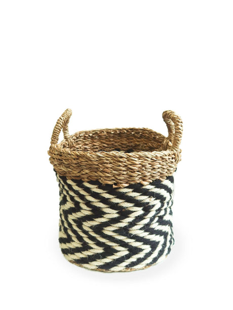 Ula Zigzag Basket by KORISSA - Vysn