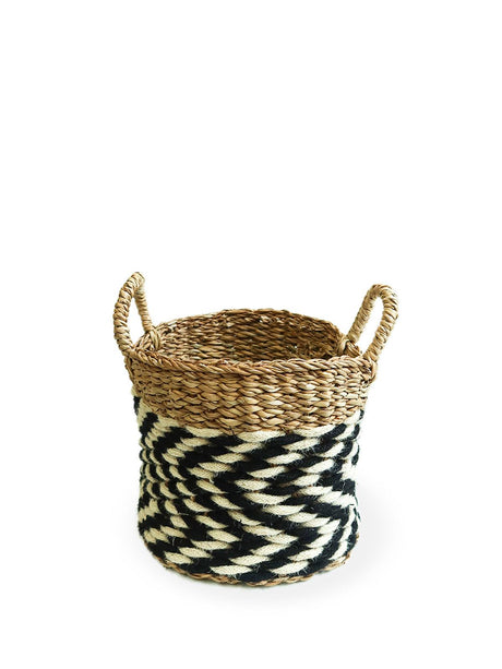 Ula Zigzag Basket by KORISSA - Vysn