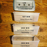 Under the Counter Worm Bin Starter Bundle by Elm Dirt - Vysn