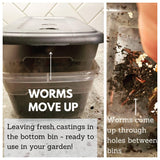 Under the Counter Worm Bin Starter Bundle by Elm Dirt - Vysn