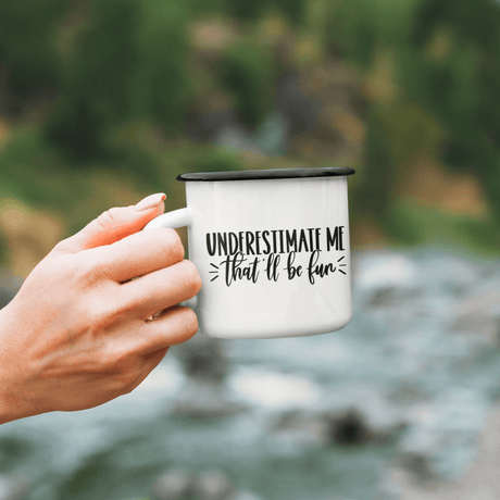 Underestimate Me That'll Be Fun Sarcastic Mug by WinsterCreations™ Official Store - Vysn